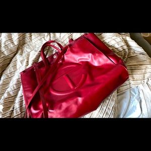 Red Telfar bag (Large)